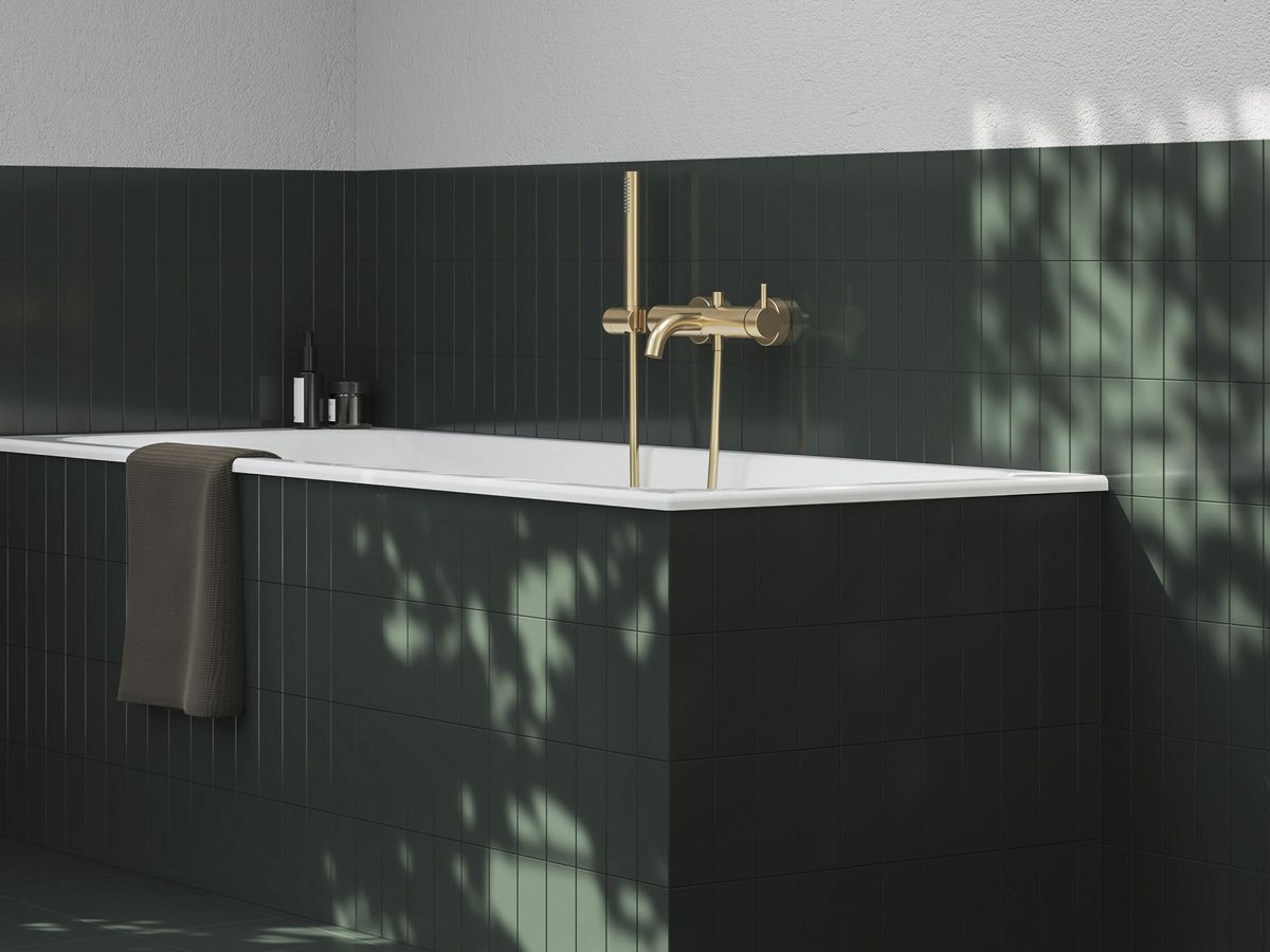 Vonios/dušo maišytuvas be dušo komplekto, Ravak ES 022.60GLB, šlifuoto aukso, X070603 Vonios/dušo maišytuvas be dušo komplekto, Ravak ES 022.60GLB, šlifuoto aukso, X070603