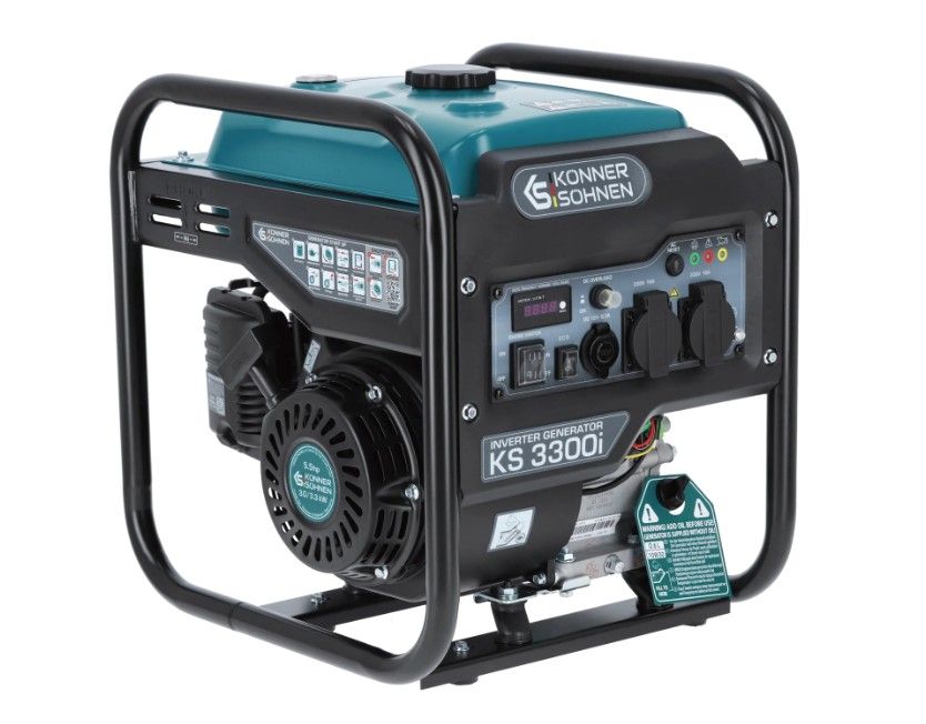 Benzininis inverterinis generatorius Könner amp Söhnen KS 3300i, 3kW 230V Benzininis inverterinis generatorius Könner amp Söhnen KS 3300i, 3kW 230V
