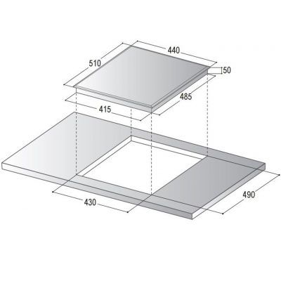 Indukcinė kaitlentė Allenzi PI 45W