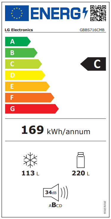 Šaldytuvas LG GBBS716CMB Šaldytuvas LG GBBS716CMB
