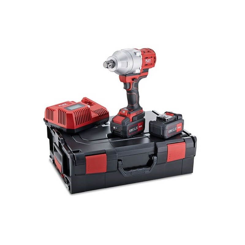 Akumuliatorinis smūginis veržliasukis FLEX IW 3/4&quot; 18.0-EC/5.0 Set