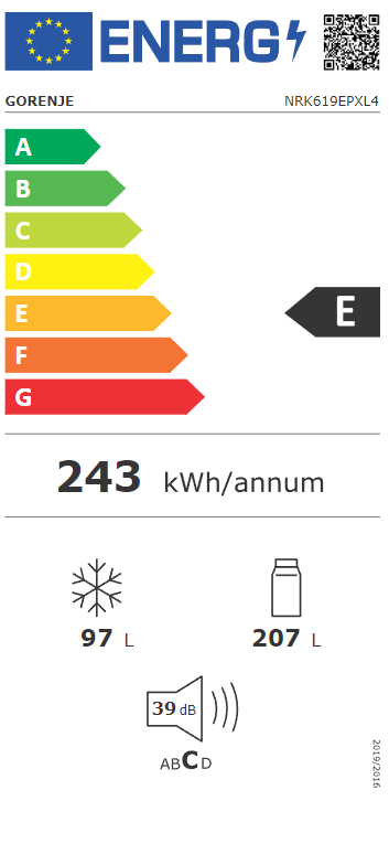 Šaldytuvas GORENJE NRK619EPXL4