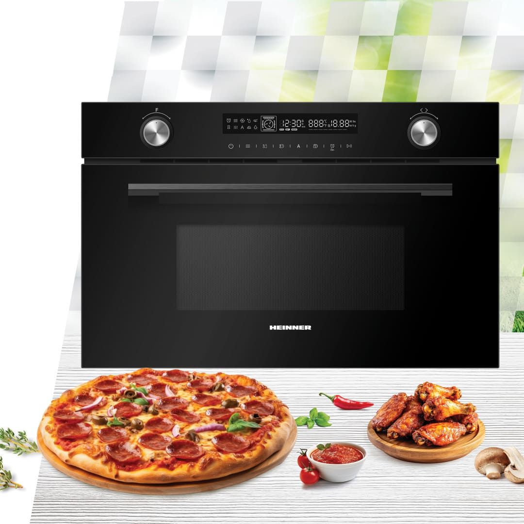 Įmontuojama mikrobangų krosnelė 900W, 34L HMW-MDBI34CTBK HEINNER Įmontuojama mikrobangų krosnelė 900W, 34L HMW-MDBI34CTBK HEINNER