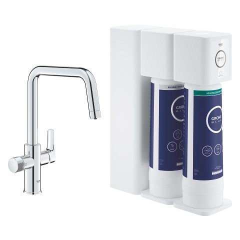 Maišytuvas su atvirkštinio osmoso mineralizavimo sistema Grohe Blue Pure Eurosmart, 30587000