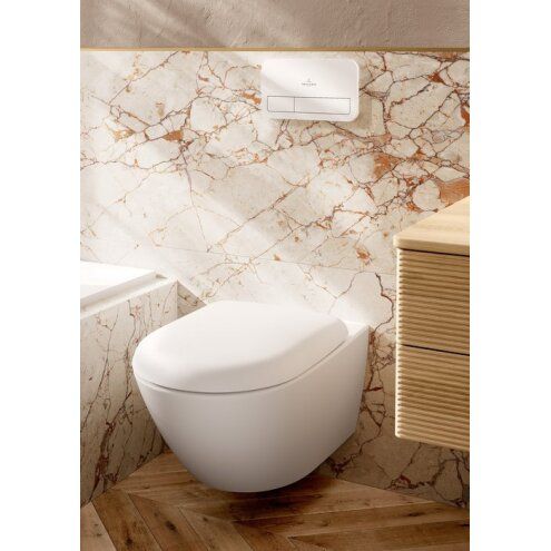WC dangtis ANTAO soft close, Stone White 8M67S1RW