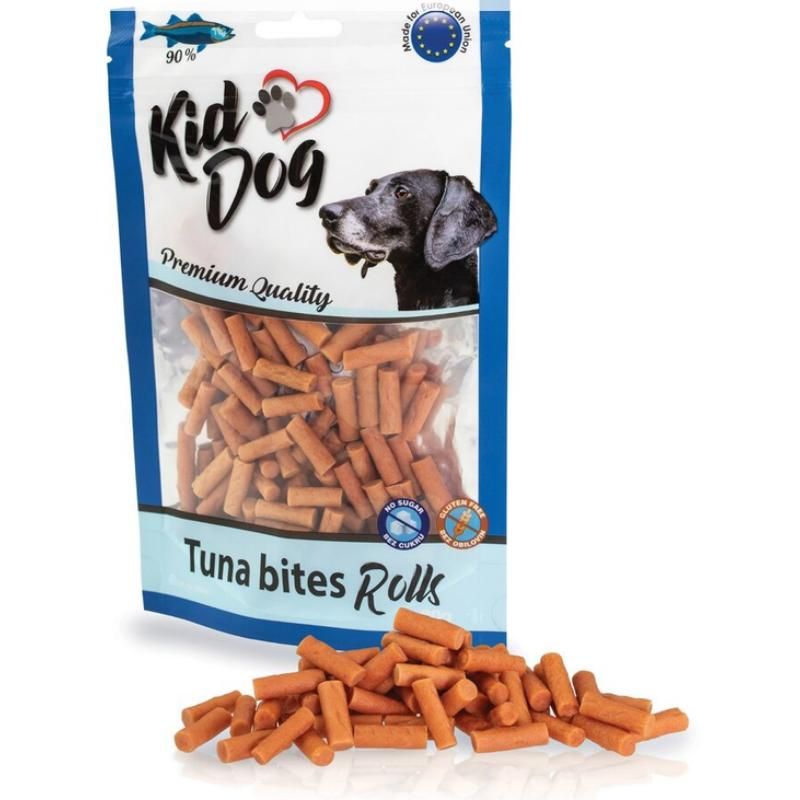 KIDDOG Rolls tuno ritinėliai 80g (150) KIDDOG Rolls tuno ritinėliai 80g (150)