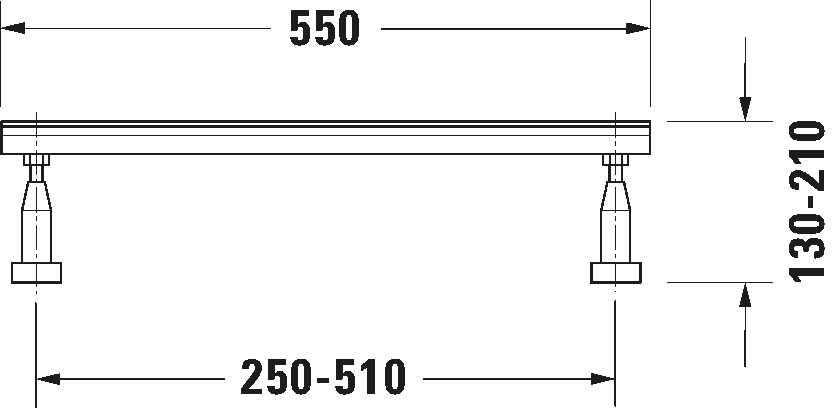 Kojos voniai Duravit, 790105000000000