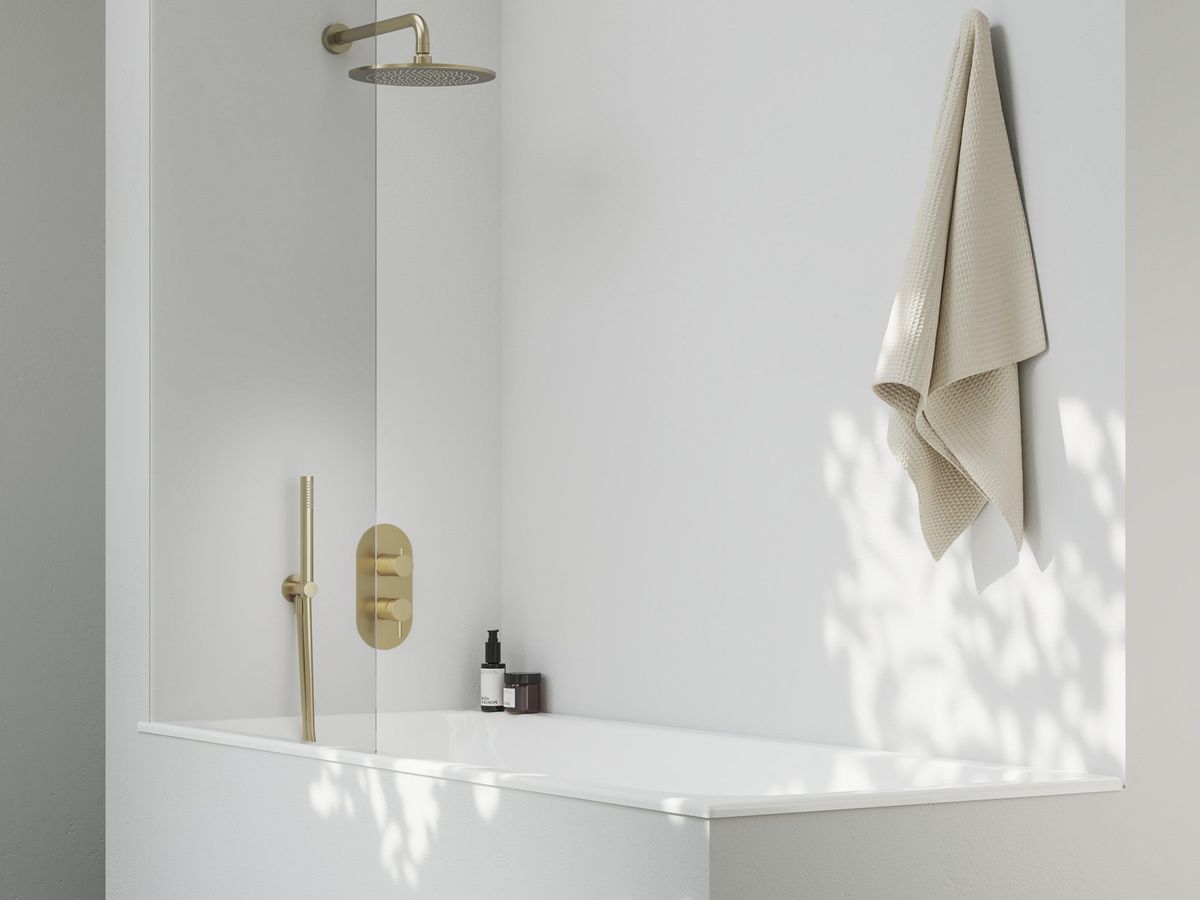 Potinkinis maišytuvas 3 funkcijų be korpuso, Ravak ES 068.60GLB.O3.RB07F, šlifuoto aukso, X070607