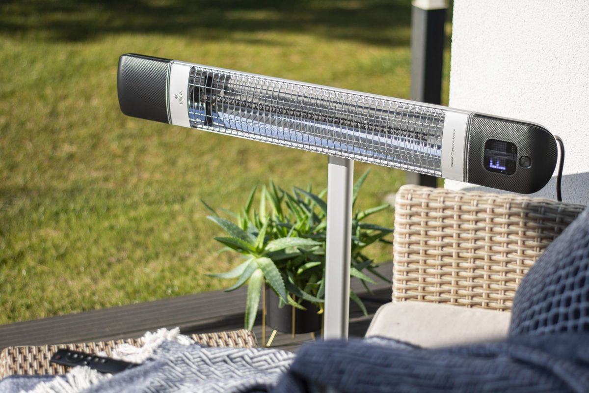 Infraraudonųjų spindulių šildytuvas “Mila-WiFi” 2500W, juodas