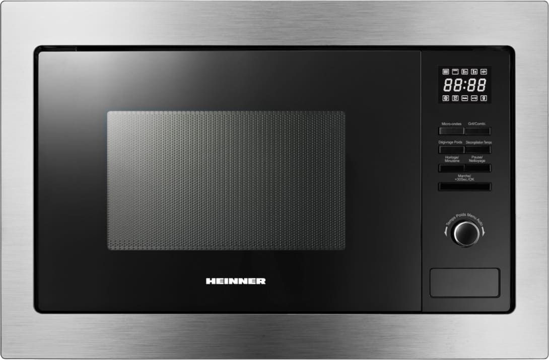 Įmontuojama mikrobangų krosnelė 900W, 20L HMW-MDBI25GDIX HEINNER Įmontuojama mikrobangų krosnelė 900W, 20L HMW-MDBI25GDIX HEINNER