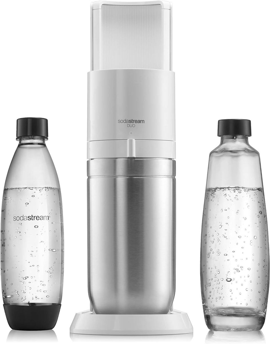 Gazuotų gėrimų gaminimo aparatas SodaStream Duo White