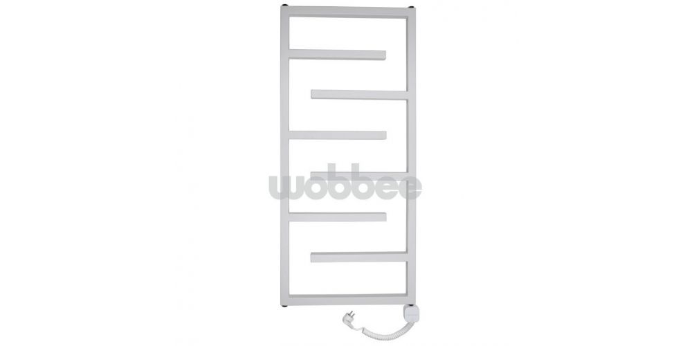Elektrinis rankšluosčių džiovintuvas Wobbee Welly 50x110 cm, dešininis, baltas