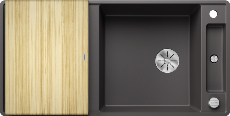 Silgranitinė plautuvė BLANCO AXIA III XL 6 S-F SILG PDUR Pilka Z.ES InFino M.AF