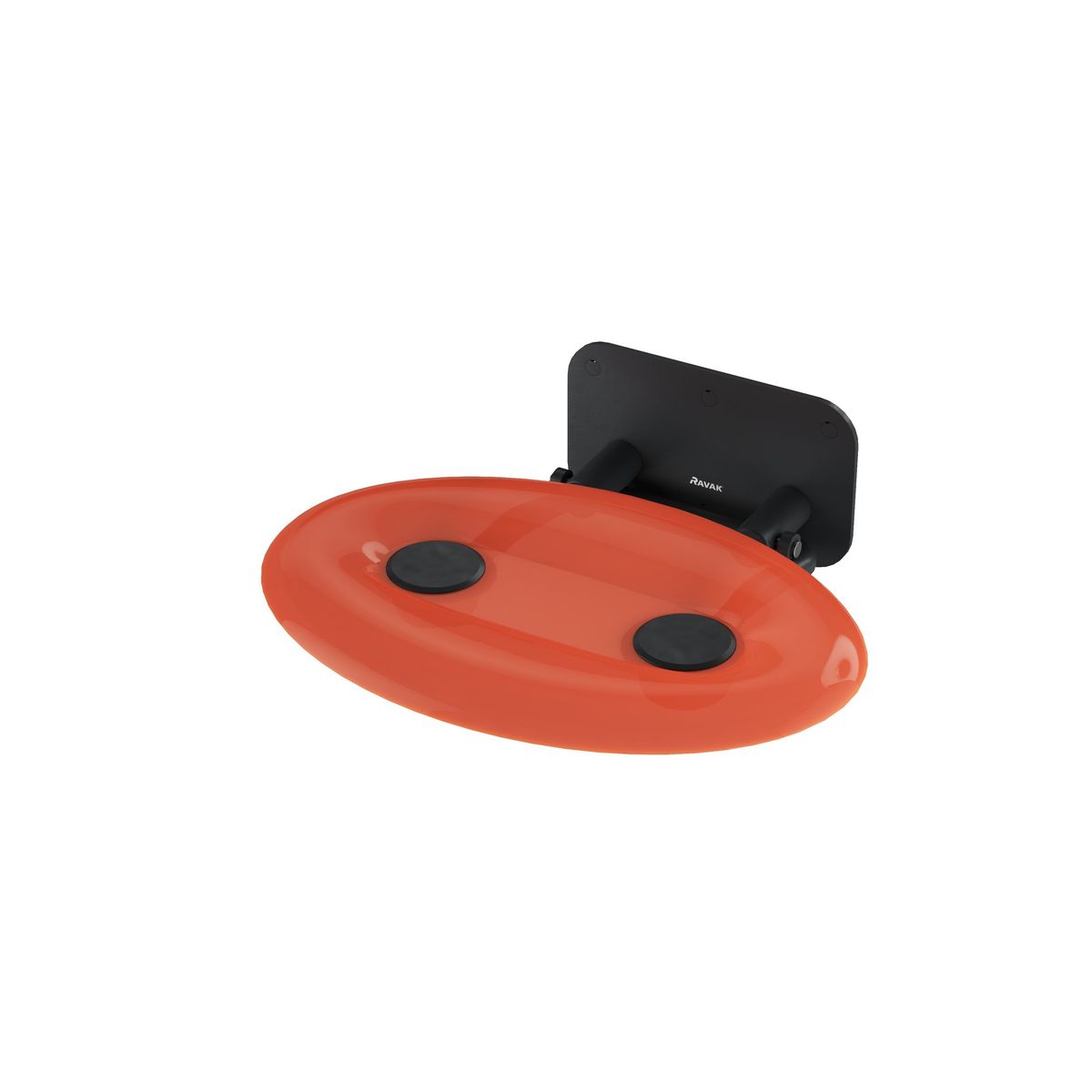 Ravak Dušo sėdynė Ovo P II, orange/juoda, B8F0000058