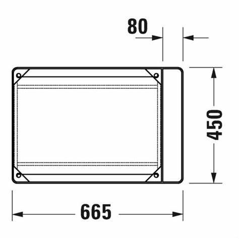 Praustuvas Duravit Durasquare 60 cm su metalinėmis kojomis