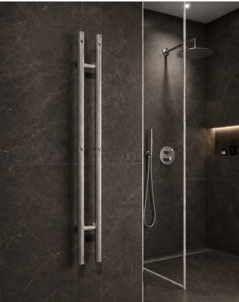 Rankšluosčių džiovintuvas Očenašek 2TT 13x130 cm, 4 kabliukai, nerūdijantis plienas Rankšluosčių džiovintuvas Očenašek 2TT 13x130 cm, 4 kabliukai, nerūdijantis plienas