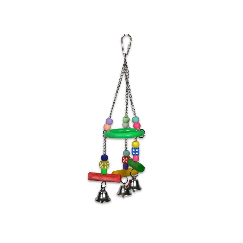 VADIGRAN Bird Toy Ring color žaislas paukščiams 30cm, 14063