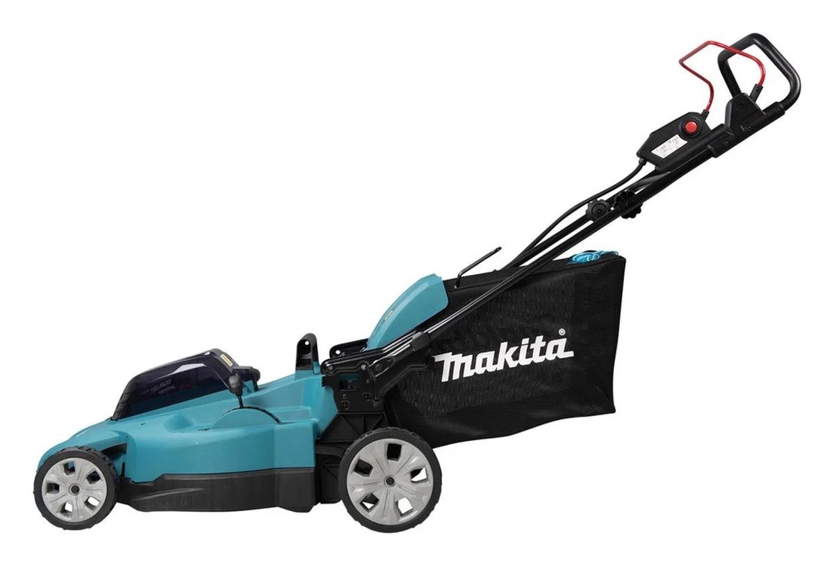 Akumuliatorinė vejapjovė Makita DLM538CT2 2x18 V 2x5,0 Ah akum. Akumuliatorinė vejapjovė Makita DLM538CT2 2x18 V 2x5,0 Ah akum.