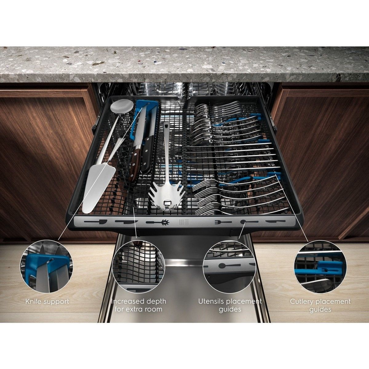 Įmontuojama indaplovė Electrolux EEM69410W