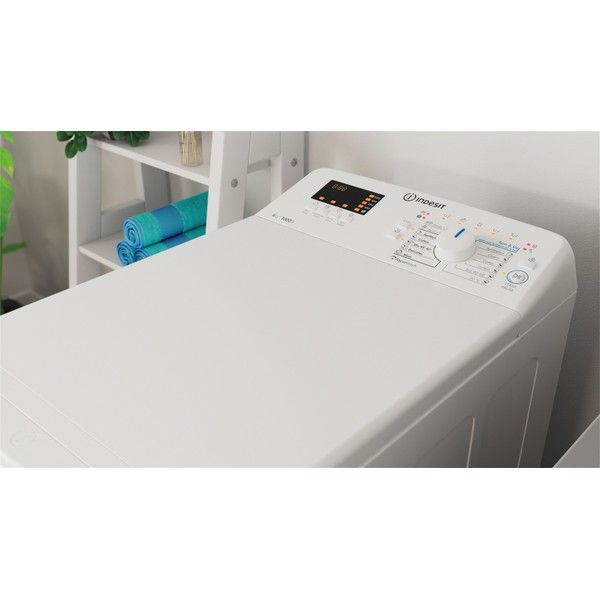 Iš viršaus pakraunama skalbyklė Indesit BTWS60400