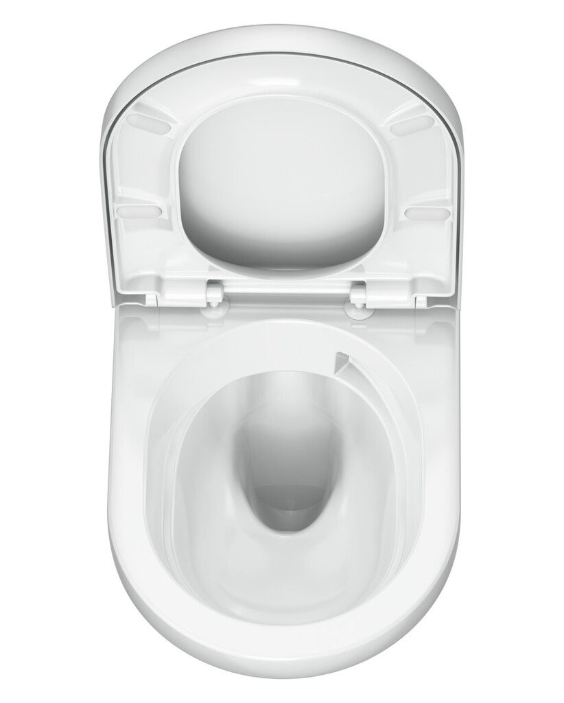 Pakabinamas unitazas Gustavsberg Graphic HygienicTwist su soft close dangčiu, baltas GB11E930001030