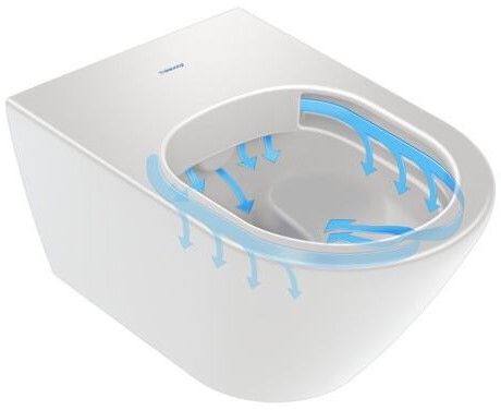 Komplektas: rėmas TECEbase 4-in-1 ir unitazas Duravit D-Neo Rimless su Soft Close dangčiu