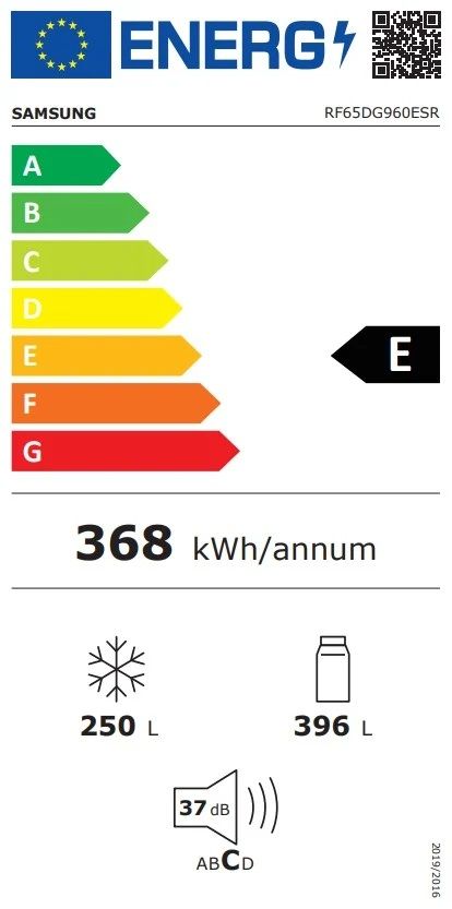 Šaldytuvas SAMSUNG RF65DG960ESREO