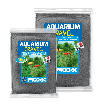 PRODAC Gruntas akvariumui juodas 2-3mm 1kg, Q4KG1