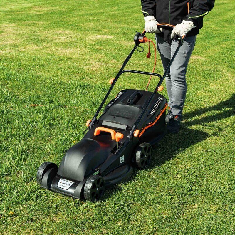 Elektrinė vejapjovė Deltafox DG-ELM 1844 su mulčiavimu, 1800 W