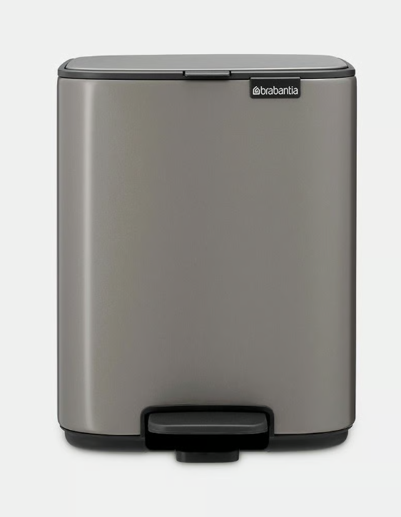 Šiukšlių dėžė Brabantia Bo, 4L., Platinum, 237881