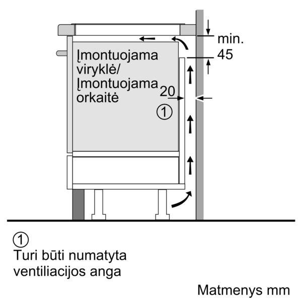 Įmontuojama indukcinė kaitlentė Bosch PIE611BB5E, 60cm Įmontuojama indukcinė kaitlentė Bosch PIE611BB5E, 60cm