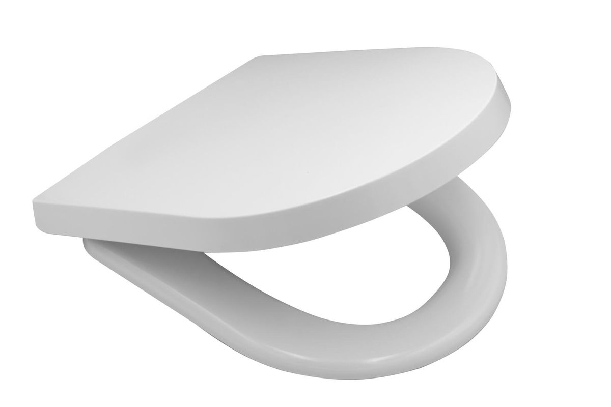 Klozeto dangtis RIDDER Cleveland, 45 x 37,2 cm, lėtai nusileidžiantis dangtis, baltas, 02130101 Klozeto dangtis RIDDER Cleveland, 45 x 37,2 cm, lėtai nusileidžiantis dangtis, baltas, 02130101