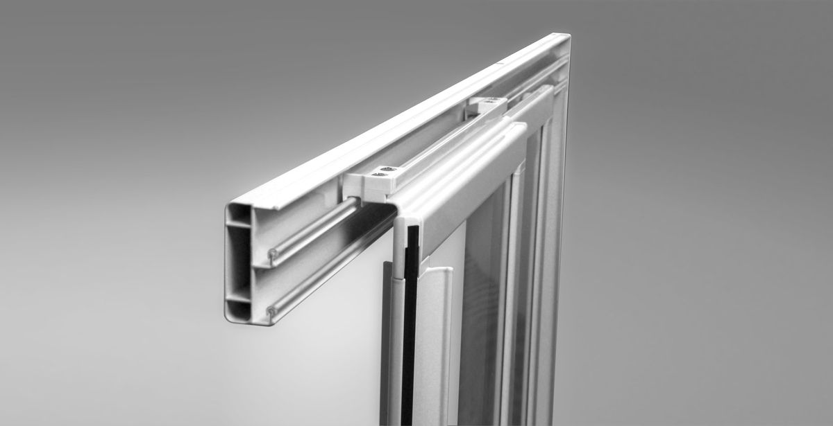 Dušo kabina Ravak Supernova ASRV3 90 198, juoda+stiklas Transparent 15V703R2Z1