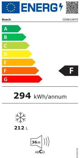 šaldiklis Bosch GIN81ACF0