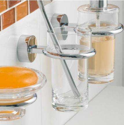 Pakabinama stiklinė Emco Rondo 2, chromas