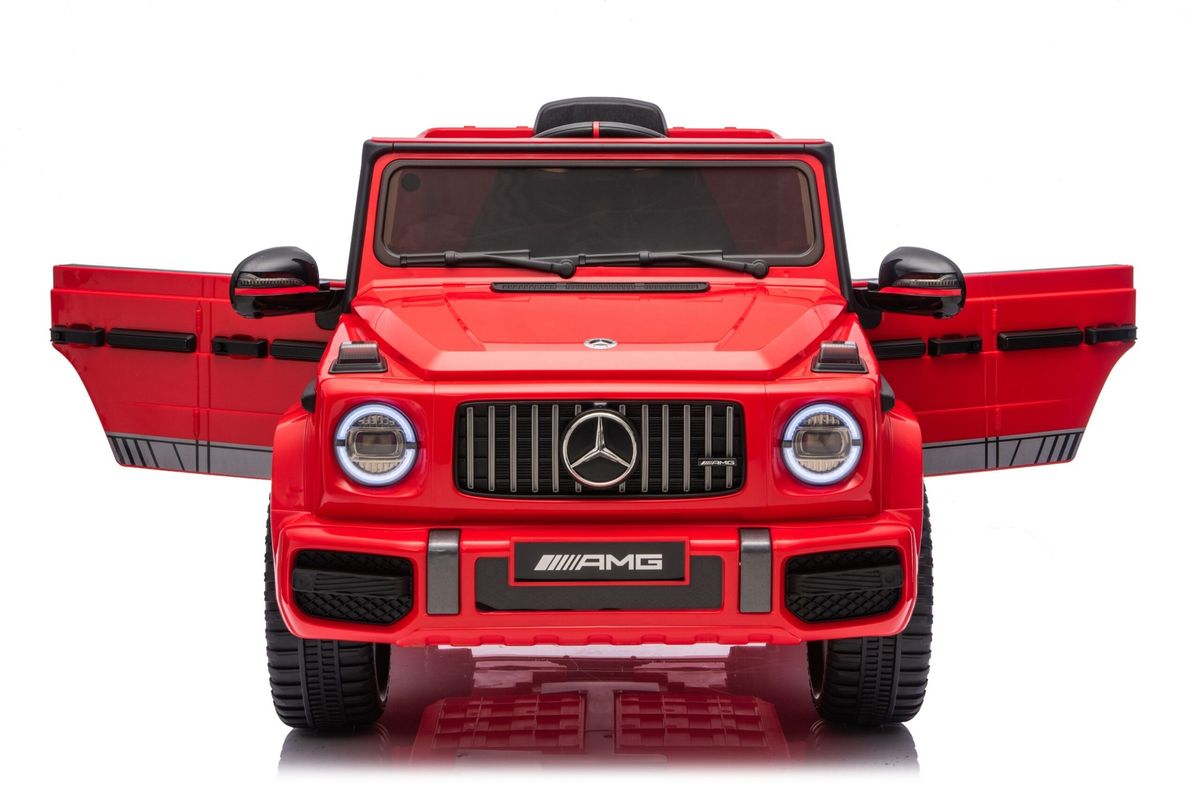 Vaikiškas elektromobilis Mercedes G63 HATIS, raudonas Vaikiškas elektromobilis Mercedes G63 HATIS, raudonas