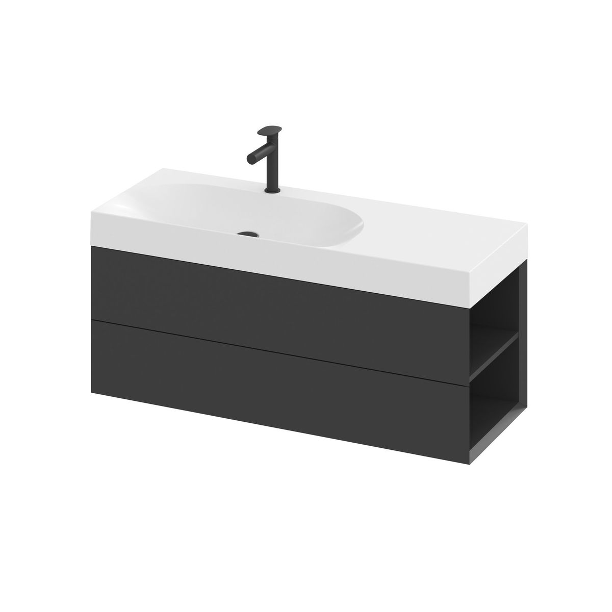 Praustuvas Ravak Lite 120/80 D, su skylė maišytuvui, be perpildymui XJXP1212000