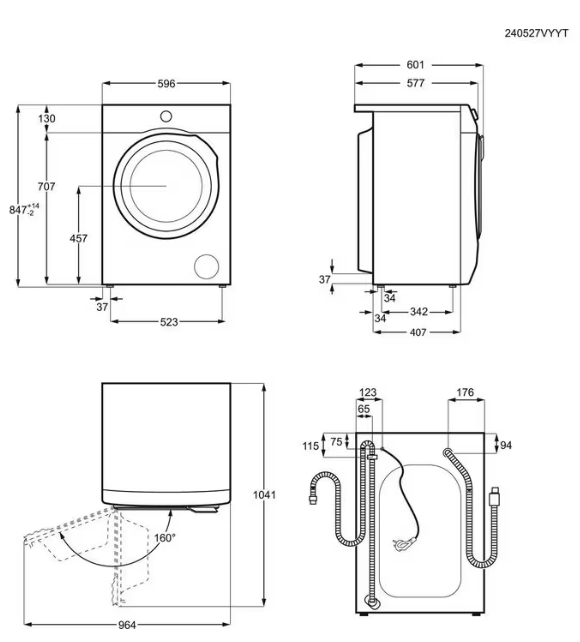 Skalbyklė ELECTROLUX EW7F3684SUE