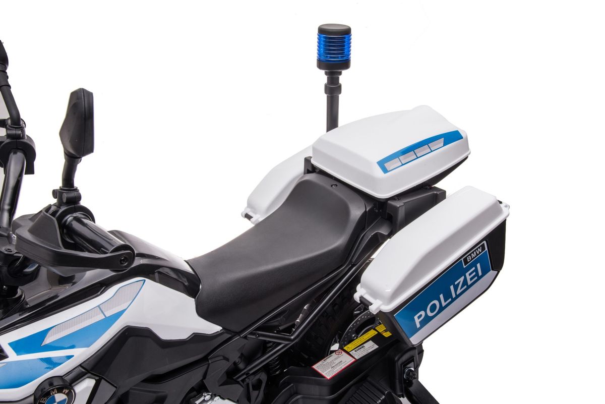 Vaikiškas elektrinis policijos motociklas HATIS "BMW F850 GS" Vaikiškas elektrinis policijos motociklas HATIS "BMW F850 GS"