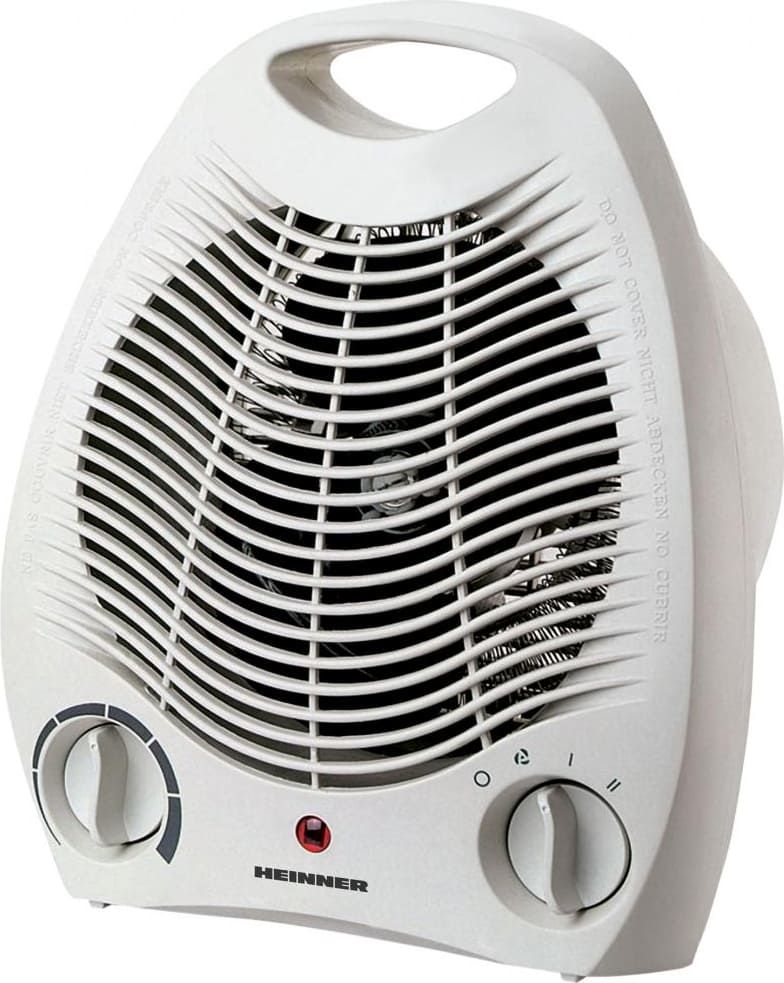 Elektrinis šildytuvas, termoventiliatorius 1000/2000W HFH-L2000WH HEINNER Elektrinis šildytuvas, termoventiliatorius 1000/2000W HFH-L2000WH HEINNER