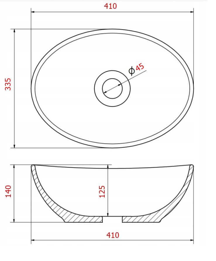 Praustuvas Eliza, baltas, 56483 Praustuvas Eliza, baltas, 56483