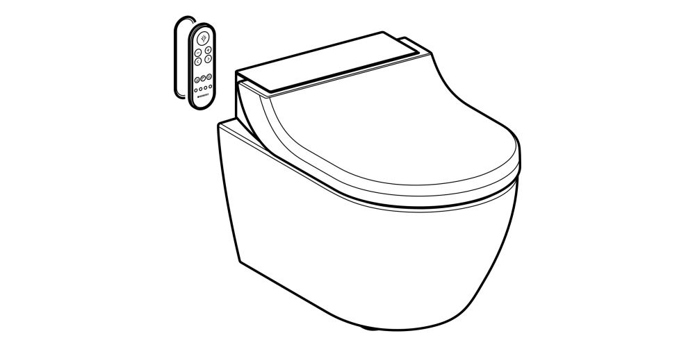 Pakabinamas klozetas Geberit AQUACLEAN TUMA COMFORT, baltas 146291111