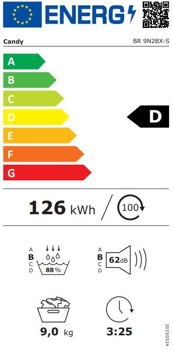 Džiovyklė Candy BR 9N2BX-S Džiovyklė Candy BR 9N2BX-S