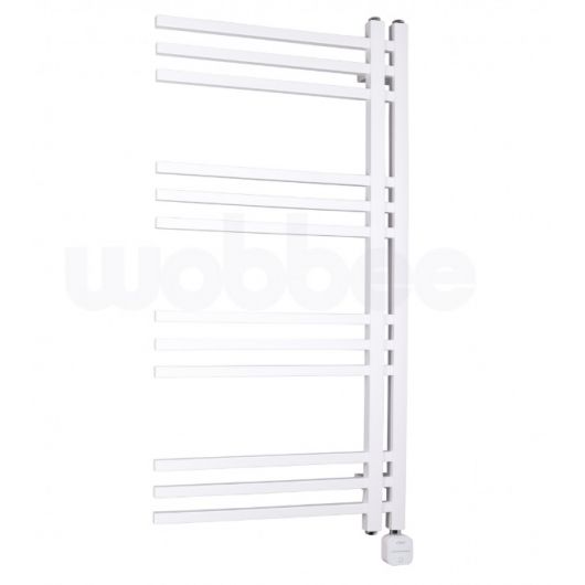 Elektrinis rankšluosčių džiovintuvas Wobbee Flint 50x100 cm, dešininis, baltas