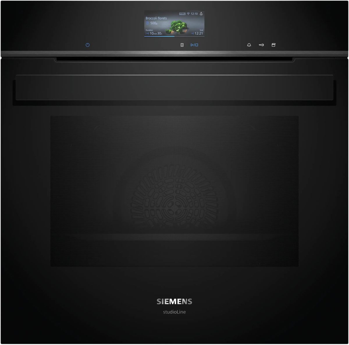 Įmontuojama orkaitė Siemens HR976GMB1
