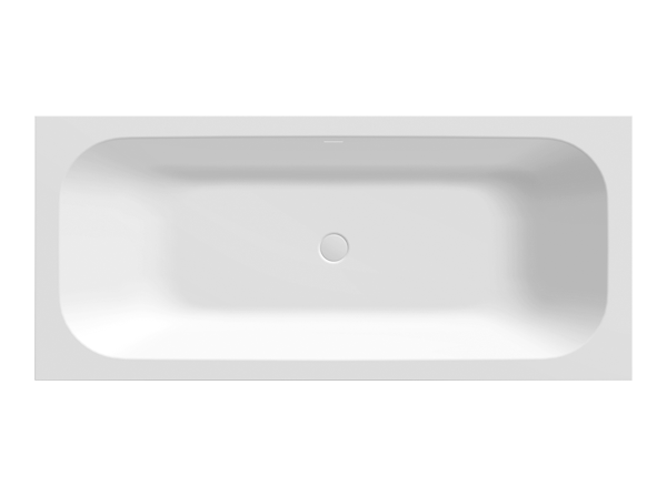 Įleidžiama akmens masės vonia Balteco Vigo 180x80 cm Xonyx™, balta matinė