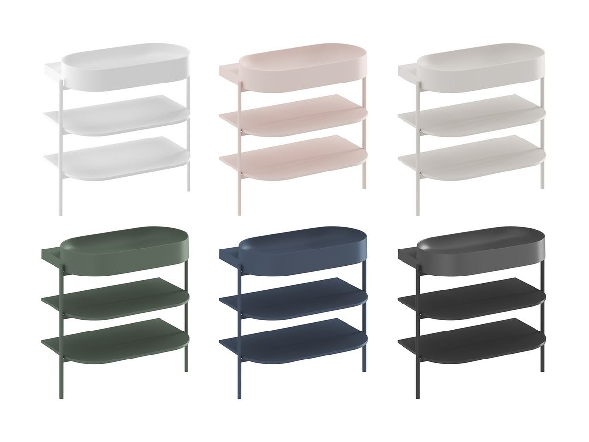 Spintelė po praustuvu Ravak CS Yard 80, matinė balta, D80000E006