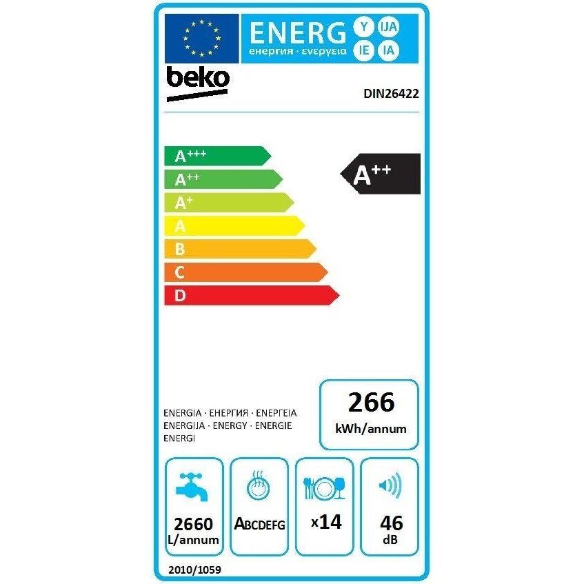 Indaplovė Beko DIN26422