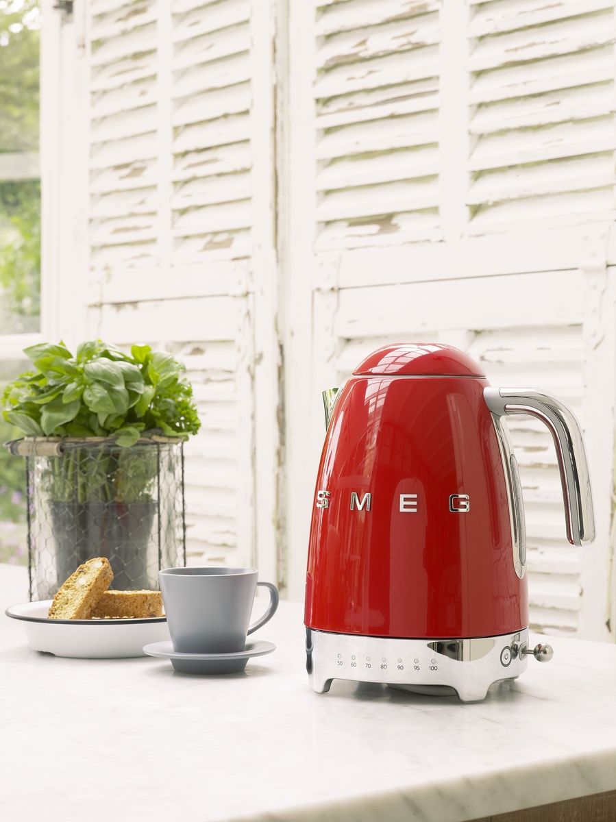 SMEG elektrinis virdulys su reguliuojama temperatūra, 1,7 l, KLF04RDEU