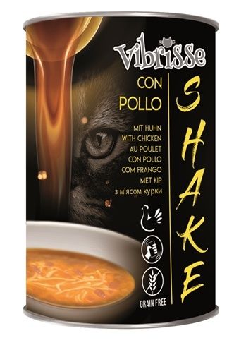 VIBRISSE Shake kokteilis katėms su vištiena 135g 12vnt, C1018668